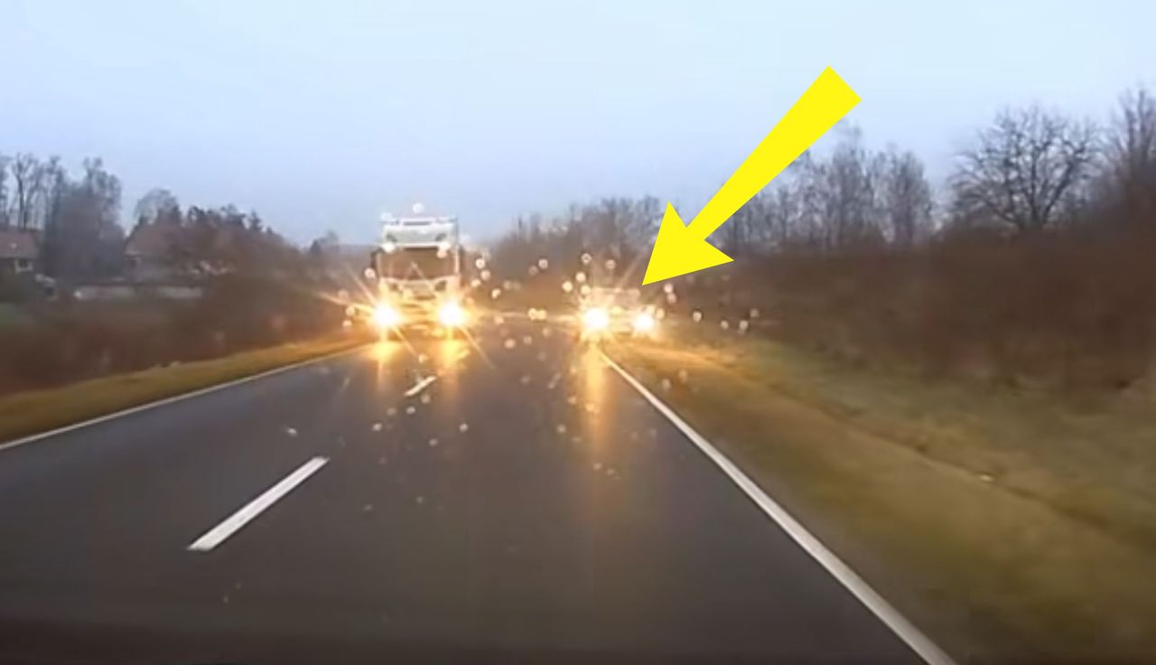Nagle zrobił taki manewr. Dramatyczne chwile. Wszystko się nagrało