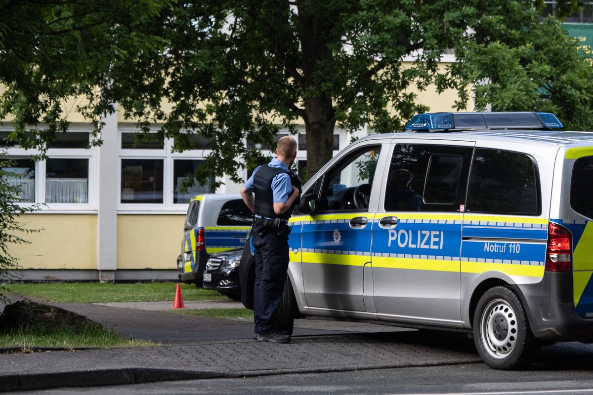Niemiecka policja. Zdjęcie ilustracyjne
