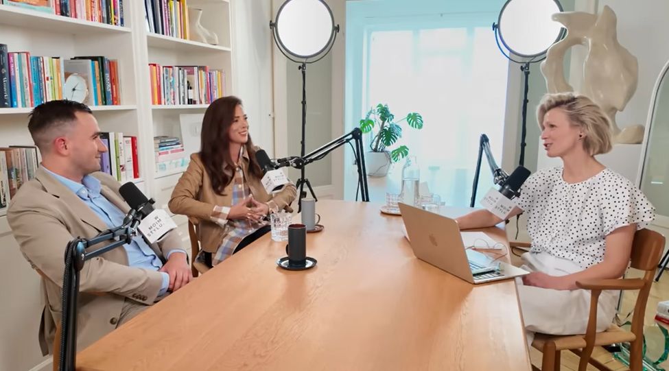 Oskar Wojciechowski i Klaudia Halejcio w programie Magdy Mołek 