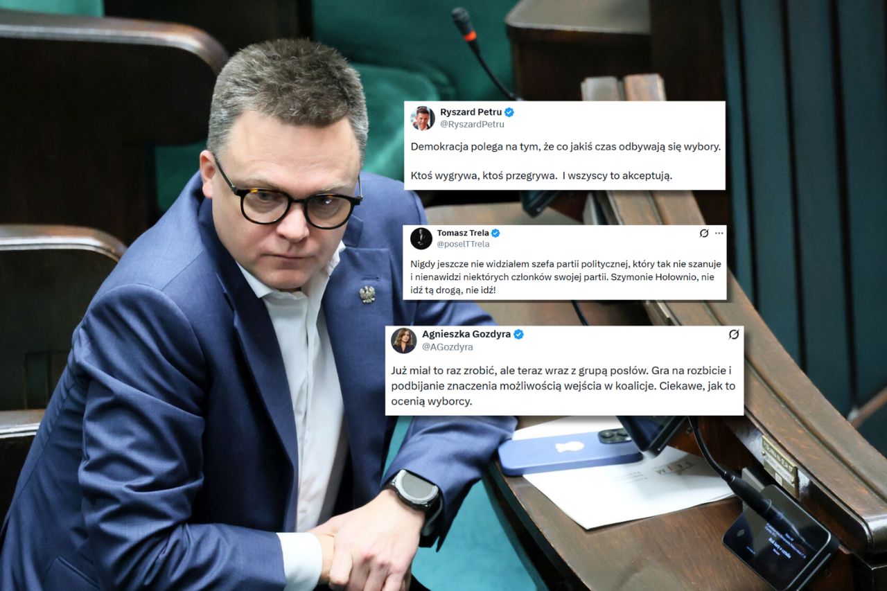 Ultimatum Hołowni. Fala komentarzy. "Nie idź tą drogą"
