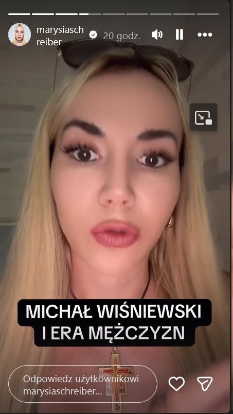 Marianna Schreiber o perypetiach związkowych  Wiśniewskiego