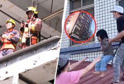 Potężne trzęsienie ziemi na Tajwanie. Nagrania mrożą krew