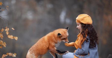 Dzieci i zwierzęta to połączenie idealne! Zobacz świetne zdjęcia rosyjskiej fotografki