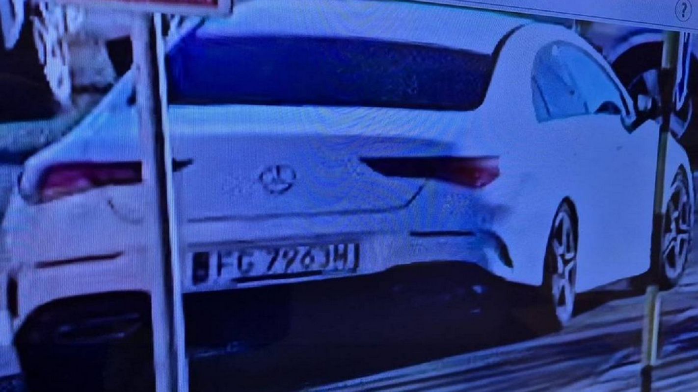 Opublikowano zdjęcie samochodu, którym poruszali się sprawcy