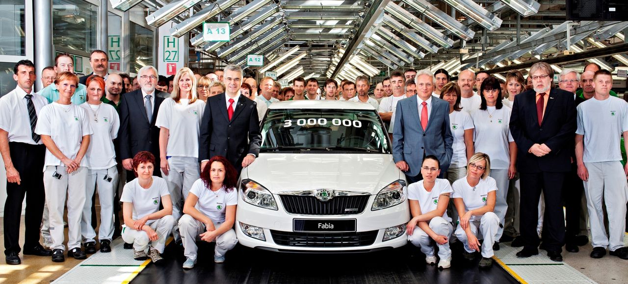 Skoda Fabia numer 3 000 000