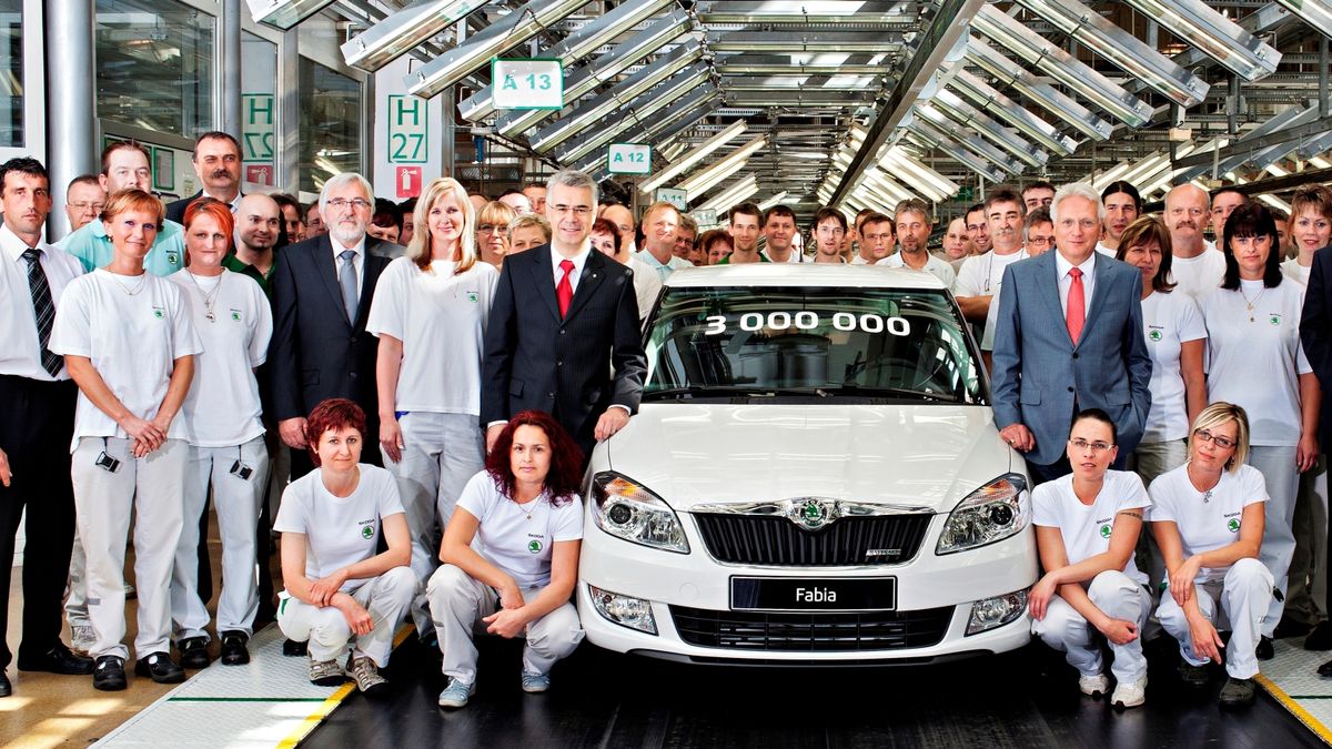 Skoda Fabia numer 3 000 000