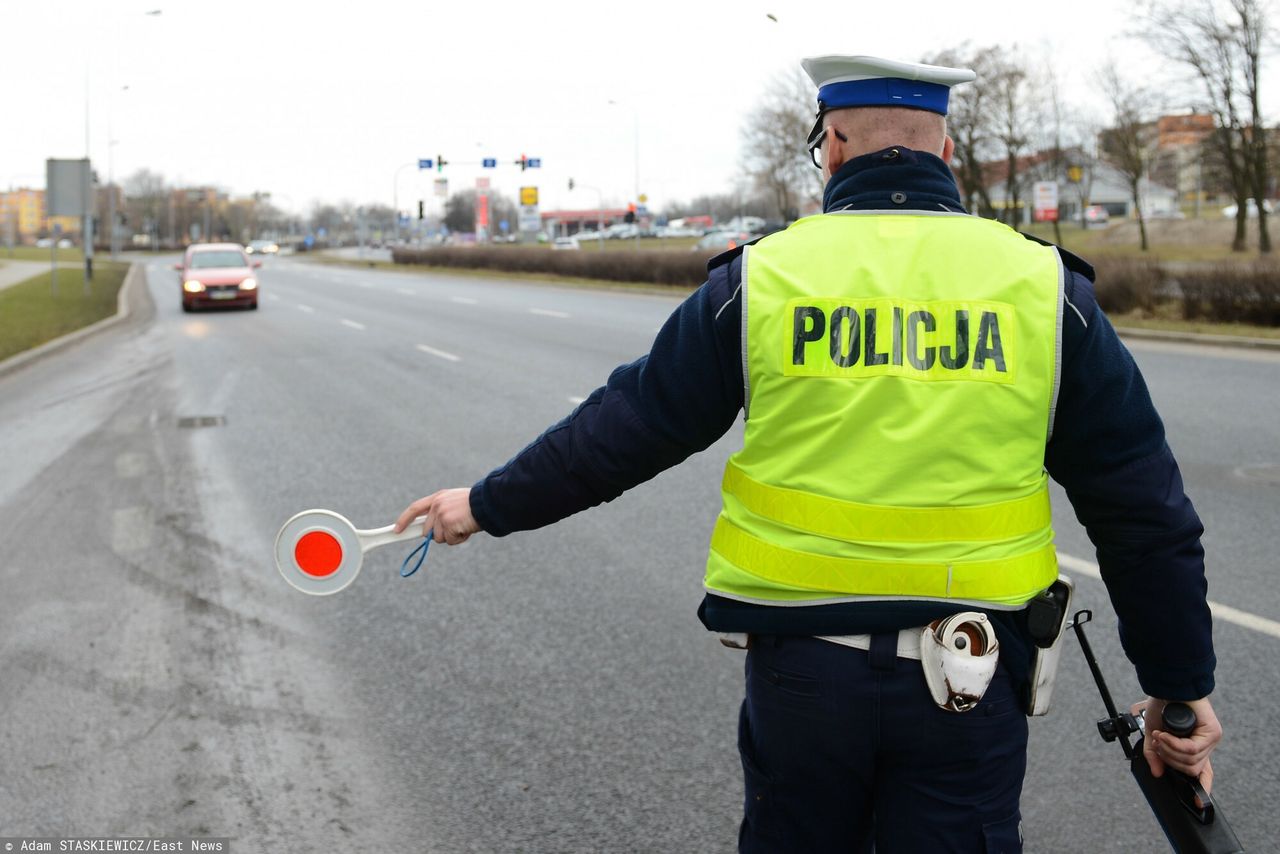 Wpadka komendanta policji. Otrzymał tylko pouczenie