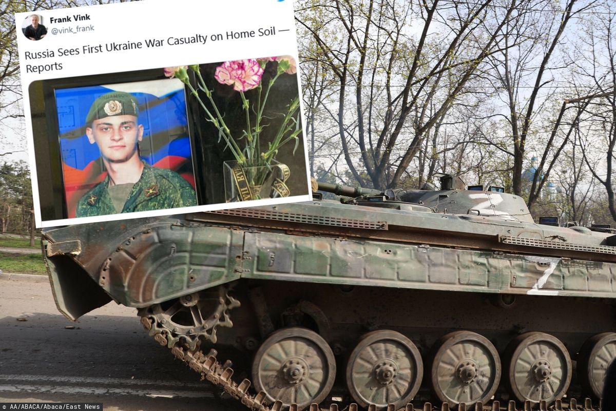Na terenie Rosji zginął rosyjski żołnierz