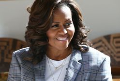 Dawno jej nie widzieliśmy. Michelle Obama w neonowym garniturze