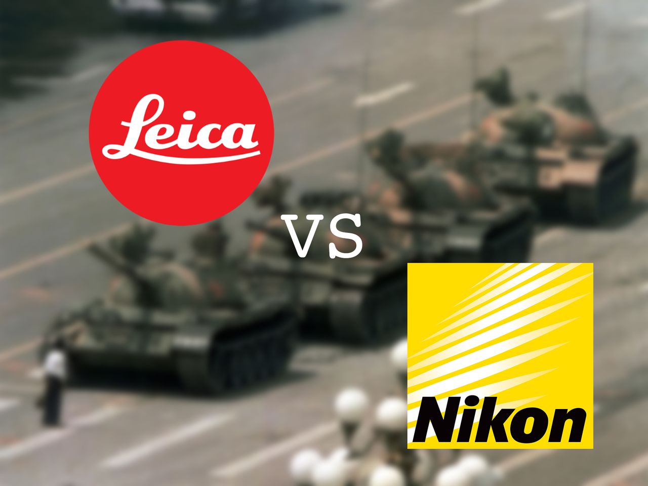 Zdjęcie "Tank Man" nie zostało wykonane Leiką. Czy Nikon odpowie?