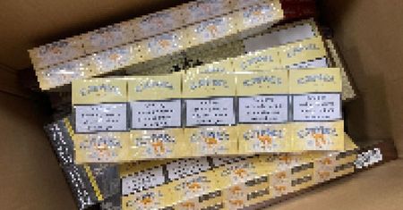 59-latek z powiatu kłodzkiego ukrywał na strychu 650 tysięcy nielegalnych papierosów.