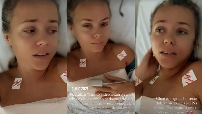 Anna Skura znów nagrywa ze szpitalnego łóżka