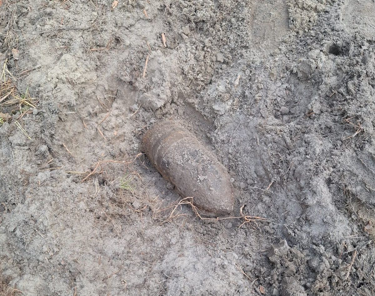 Mieszkaniec Dęblina znalazł pociski artyleryjskie w lesie. Saperzy zabezpieczyli 11 niewybuchów (zdjęcia)