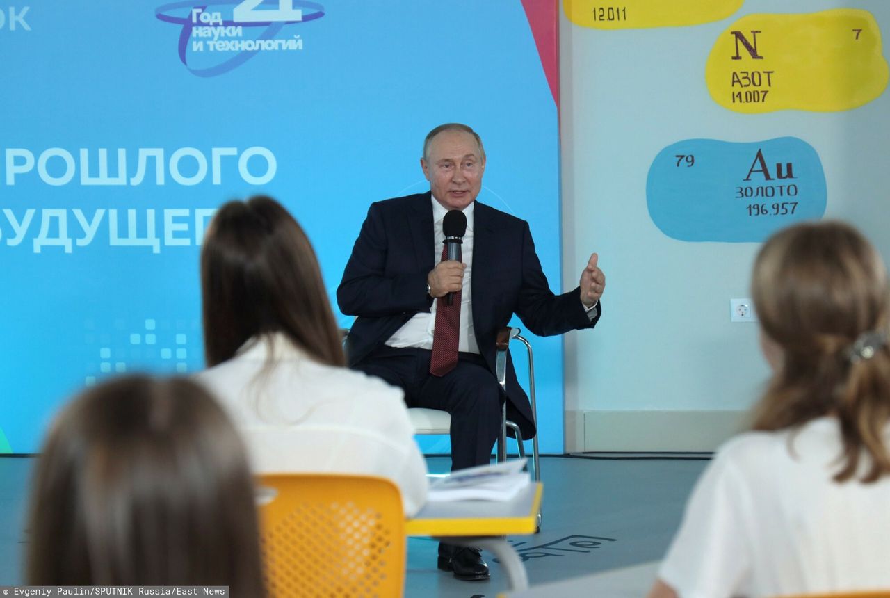 Uczeń wytknął błąd Putinowi. Został pochwalony przez nauczycielkę