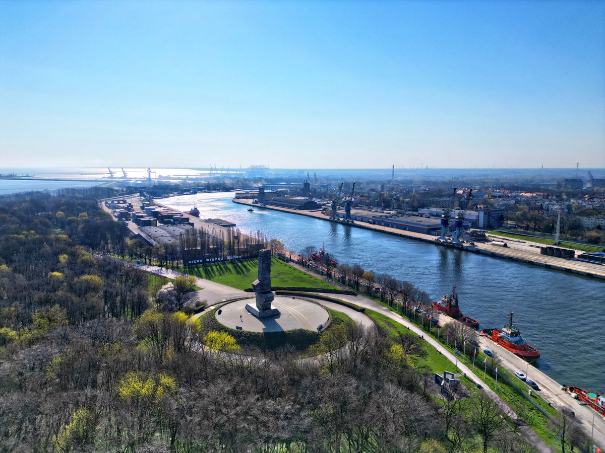 Widok na Westerplatte 