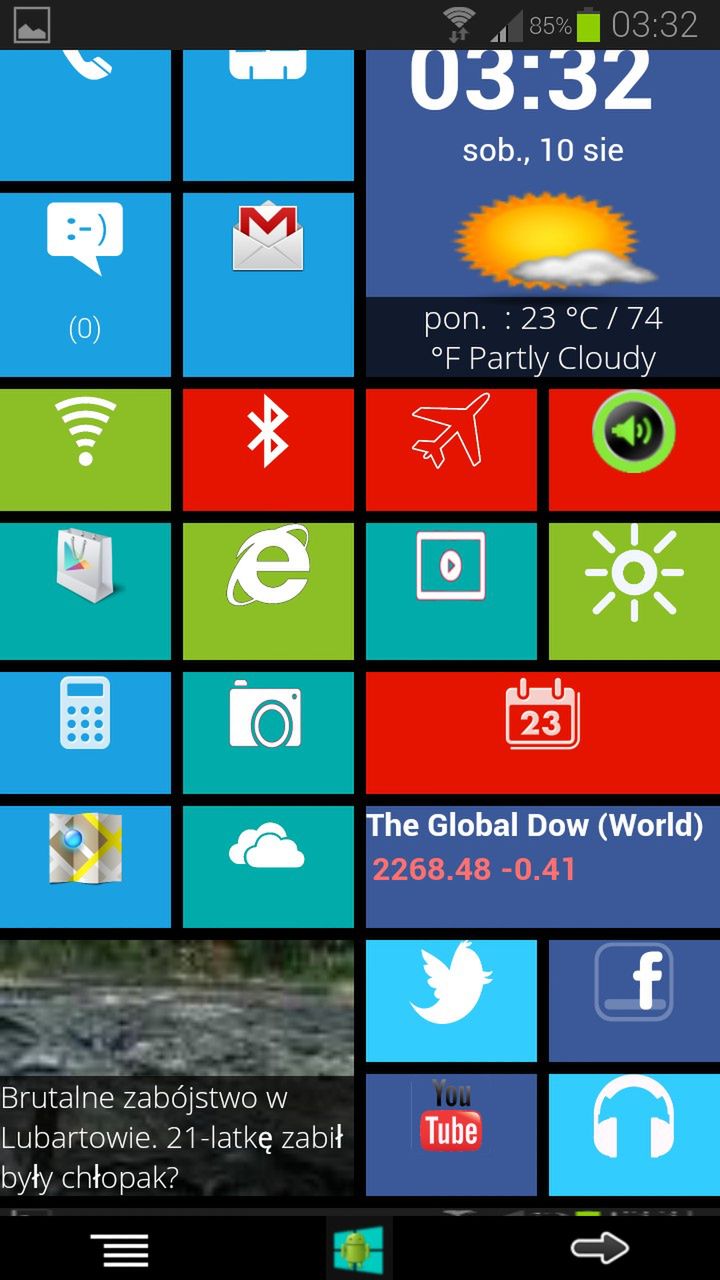 Weekendowy Zestaw Gier i Aplikacji: Windows 8 Launcher, bezdotykowa obsługa telefonu, wciągający Mini Dash 7