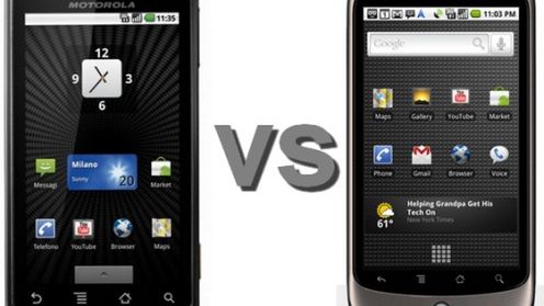 Motorola DROID (Milestone) i Google Nexus One w walce ze słońcem 1