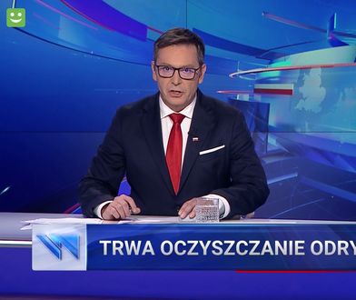 Wiadomości TVP o sytuacji na Odrze. Większość czasu poświęcono opozycji