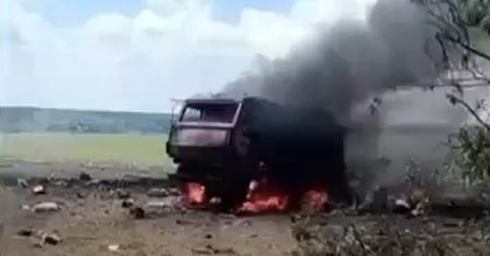 "Bóg wojny" nie chybił. Rosyjski sprzęt poszedł z dymem