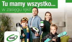 Spółdzielcza Grupa Bankowa reklamuje aplikację w kampanii „Mamy tu wszystko"