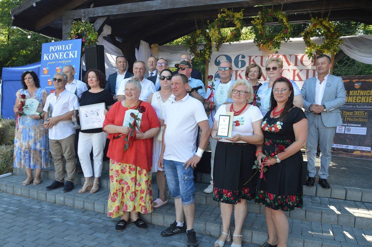 Upalne Kuźnice Koneckie w Maleńcu. Kto otrzymał powiatowe nagrody?