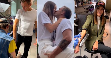 Jakub Rzeźniczak i Paulina Nowicka zafundowali sobie IDENTYCZNE dziary: "Nasz DRUGI wspólny tatuaż" (FOTO)