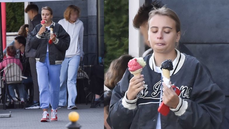 Oliwia Bieniuk całuje się z "przyjacielem"