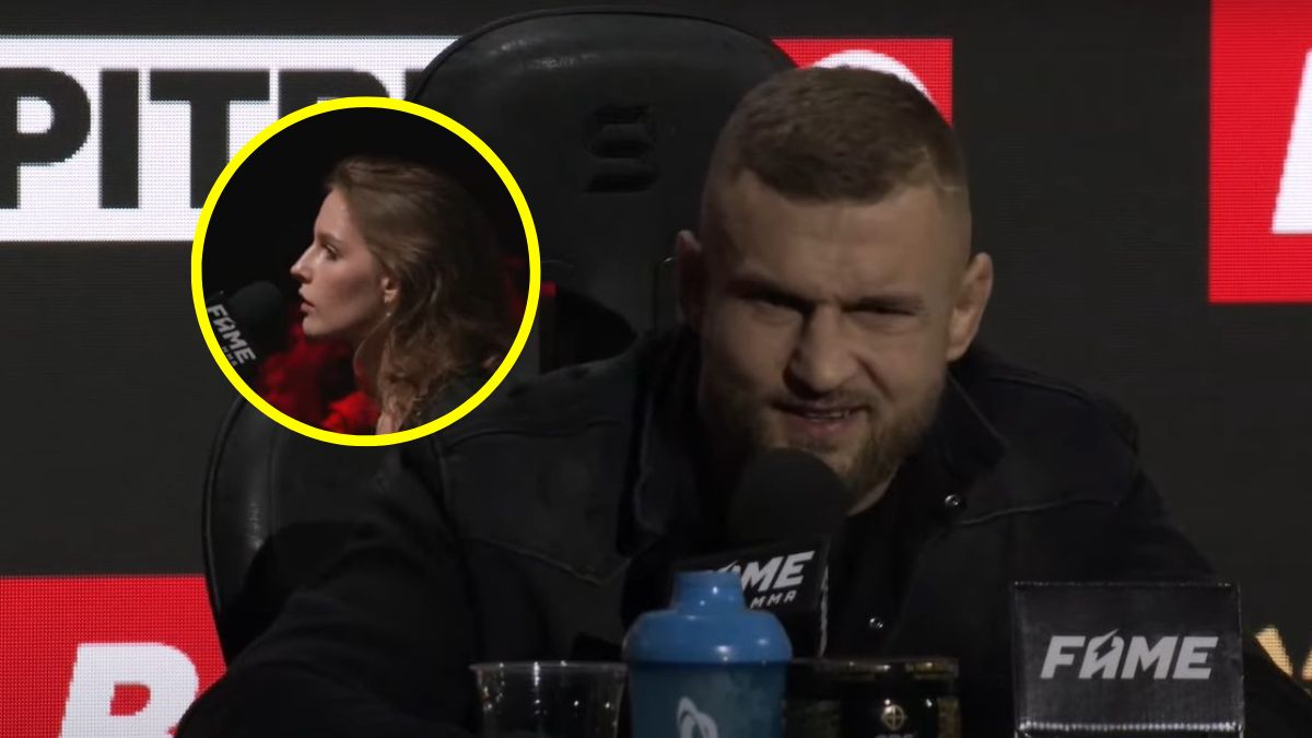 Performance na konferencji przed Fame MMA 17