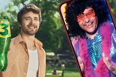 Maciej Musiał i Tomasz Karolak reklamują napoje Zbyszko