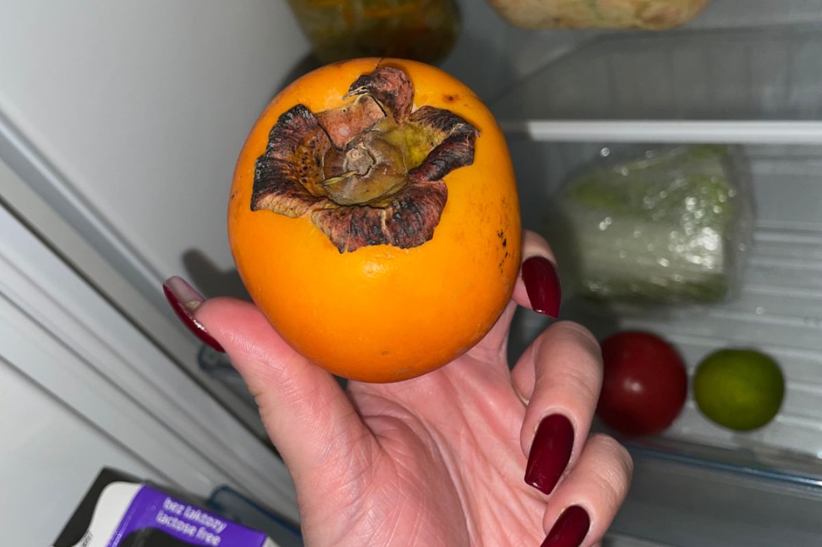 Ripe persimmons