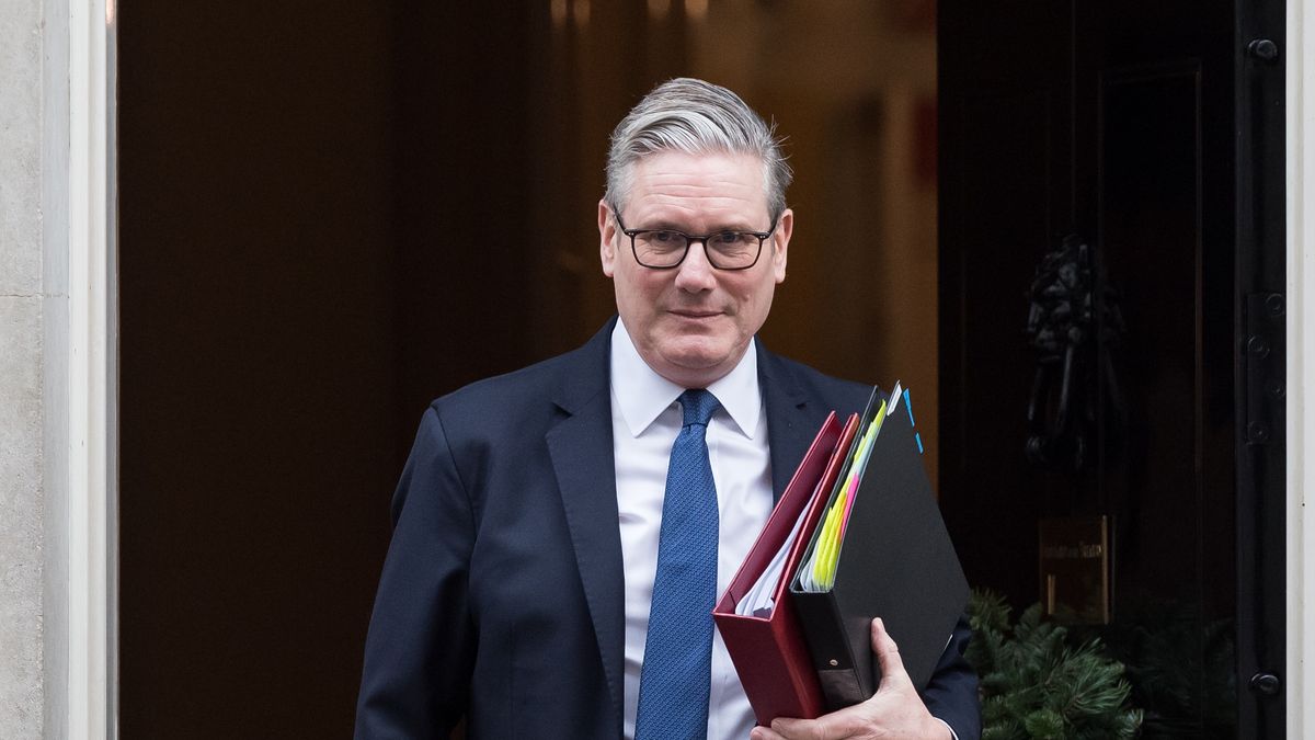 LONDON, UNITED KINGDOM - DECEMBER 10, 2025: British Prime Minister Sir Keir Starmer departs 10 Downing Street for the House of Commons to attend the Prime Minister's Questions (PMQs) in London, United Kingdom on December 10, 2025. (Photo credit should read Wiktor Szymanowicz/Future Publishing via Getty Images)