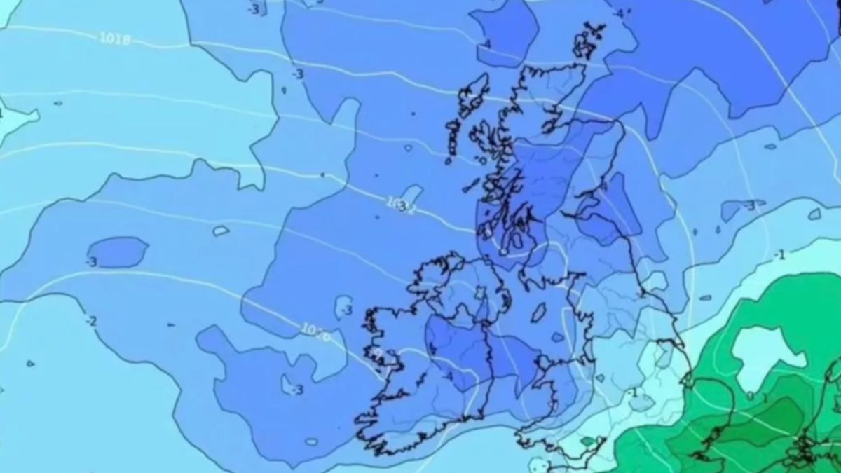 Nawet -10 stopni Celsjusza w Anglii.