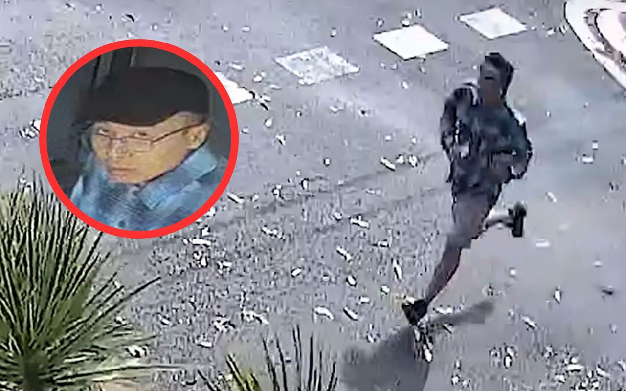 Australian police are searching for a man who doused a child.