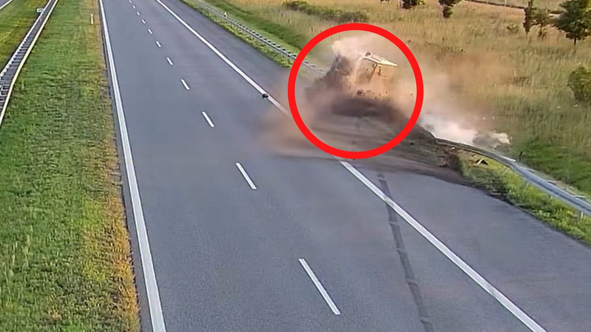 Dramatyczne sceny na A1.