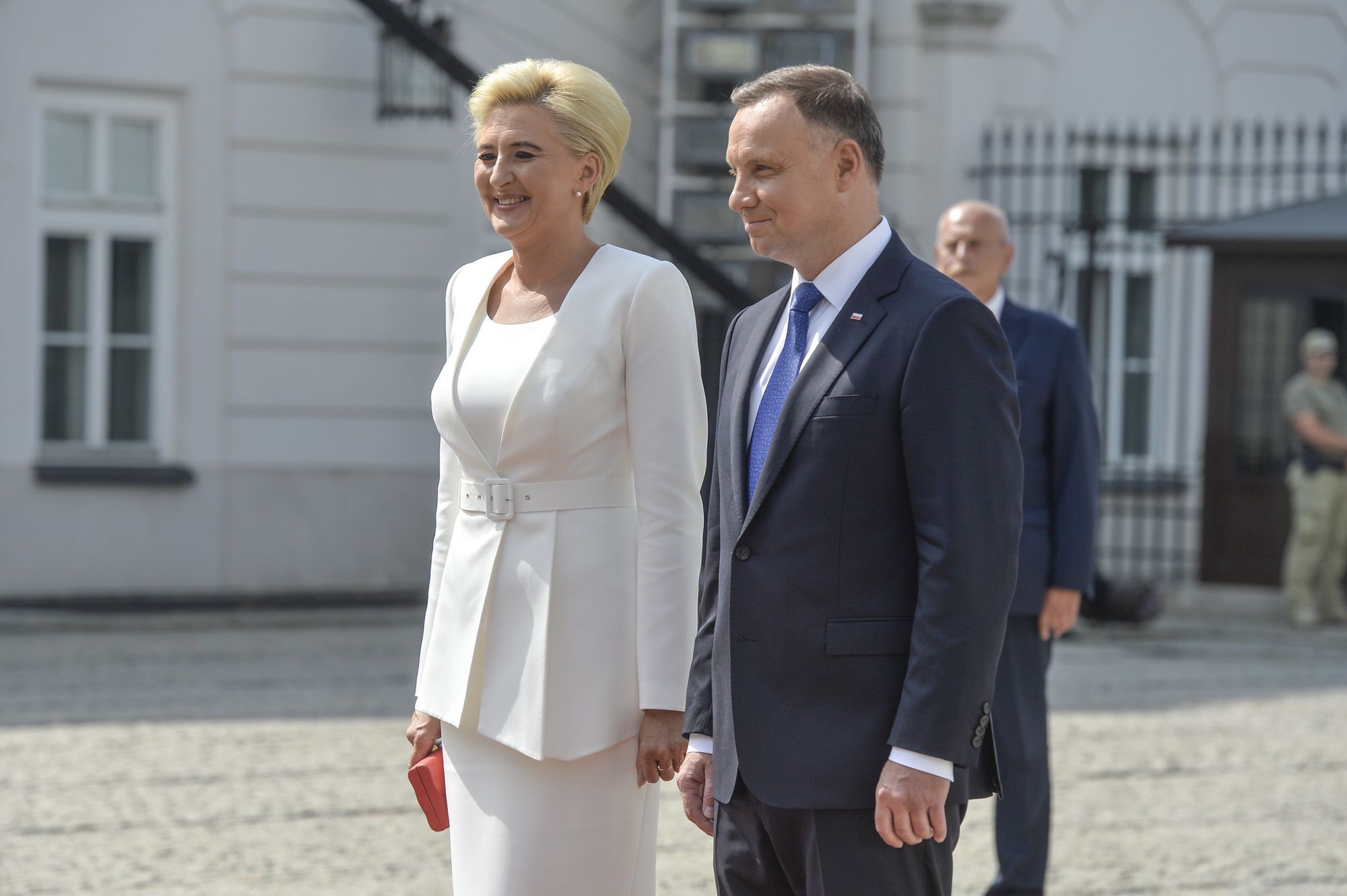 Andrzej Duda bawił się z żoną na domówce