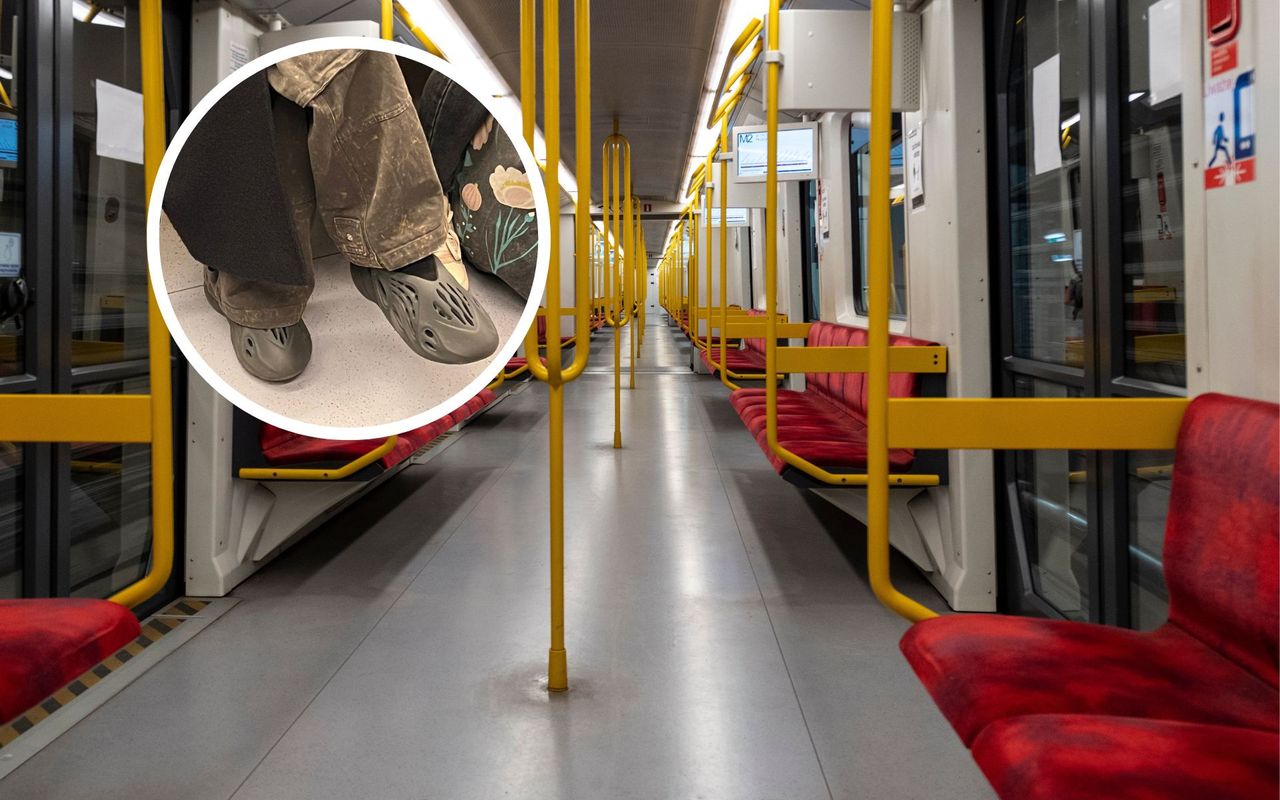 Pasażer metra zdziwił się na widok stroju młodej kobiety