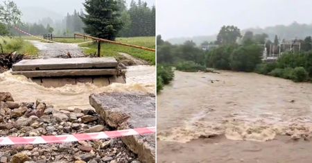 Fatalna pogoda w Tatrach. Nagrania z Zakopanego i Poronina