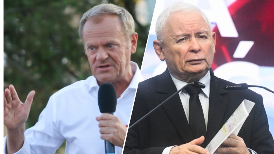 Donald Tusk i Jarosław Kaczyński