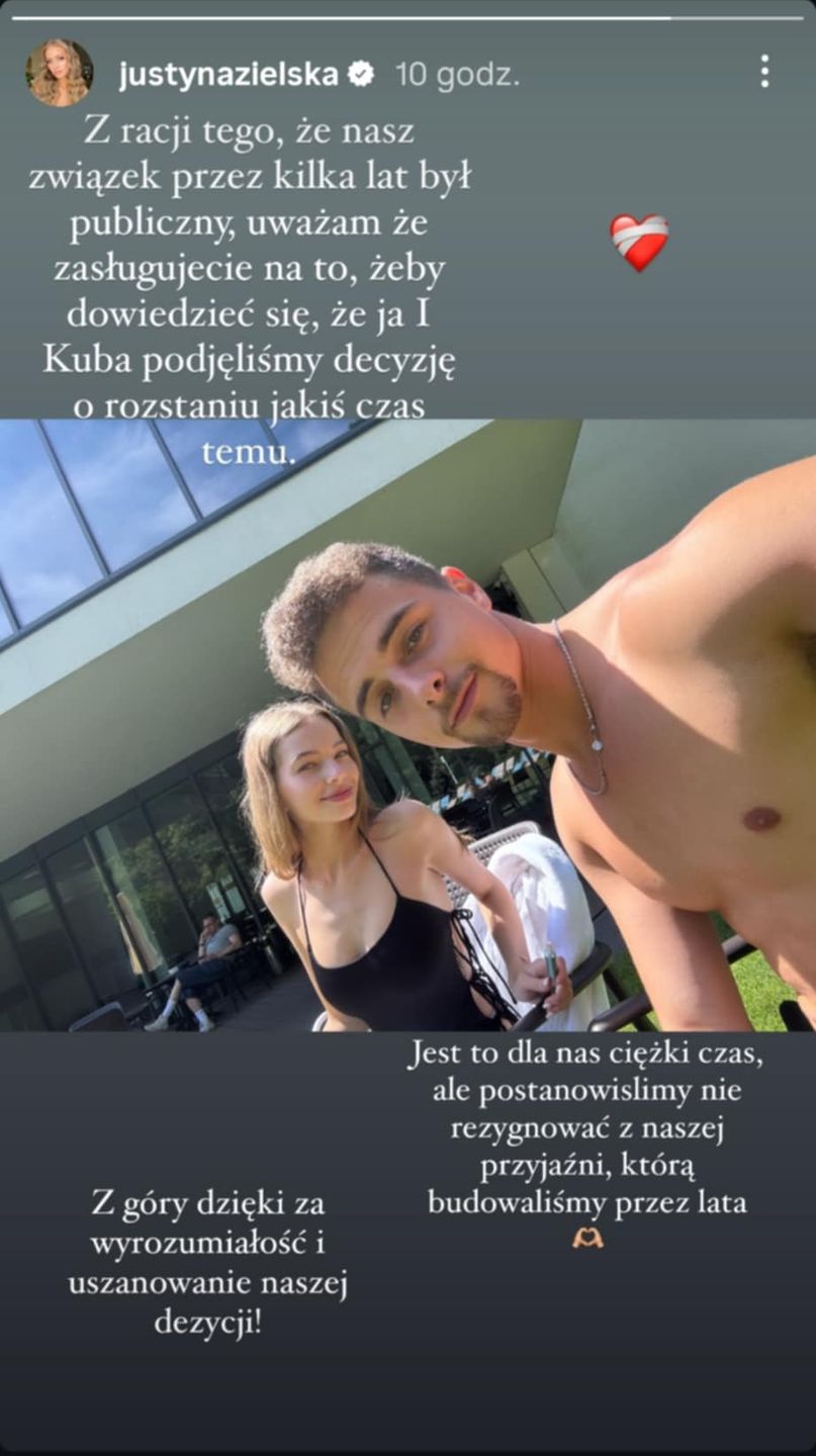 Zielska poinformowała o rozstaniu ze Zdrójkowskim