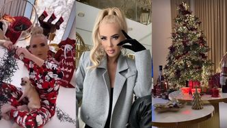 Izabela Macudzińska też udekorowała już nową willę na święta: renifery, choinka do sufitu i salon ociekający ZŁOTEM (ZDJĘCIA)