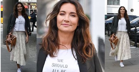 Dominika Kulczyk promuje feminizm... hasłem na koszulce