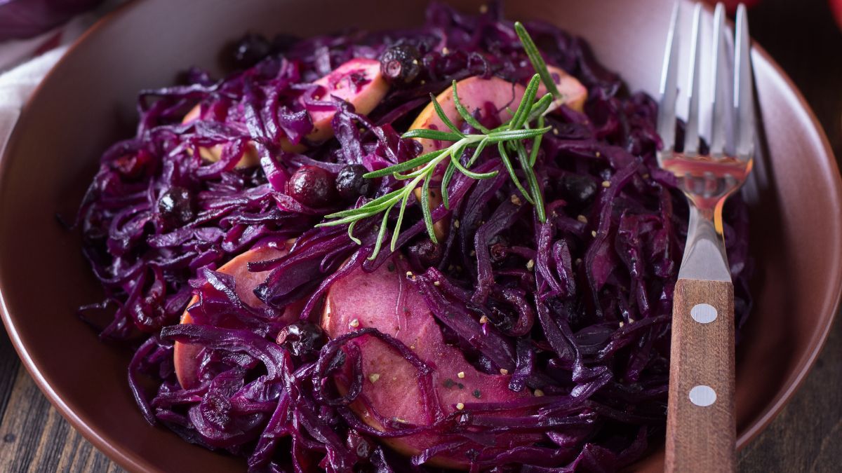 Surówka z czerwonej kapusty na Wigilię