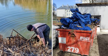Wędkarze sprzątali stawy. Ktoś wezwał służby. "Ręce opadają"