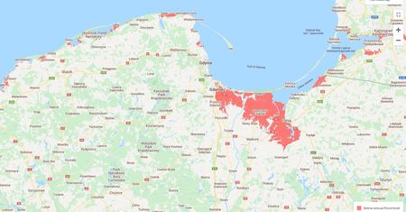 Interaktywna mapa pokazuje Polskę w 2050 roku. Te miasta mogą znaleźć się pod wodą