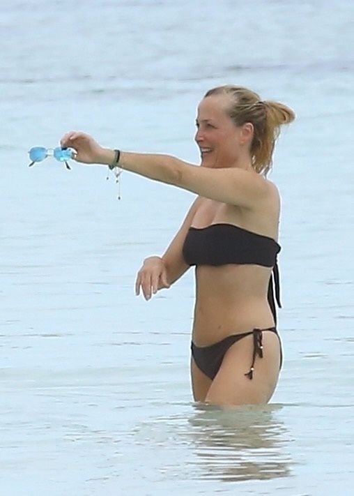 Gillian Anderson w Tulum