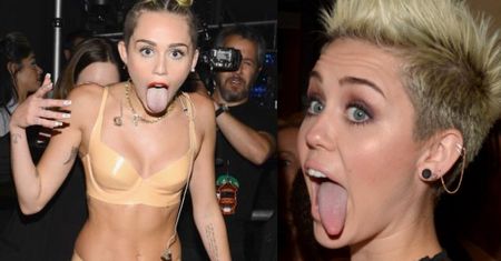 Miley: "Pokazuję język, bo nienawidzę się uśmiechać!"