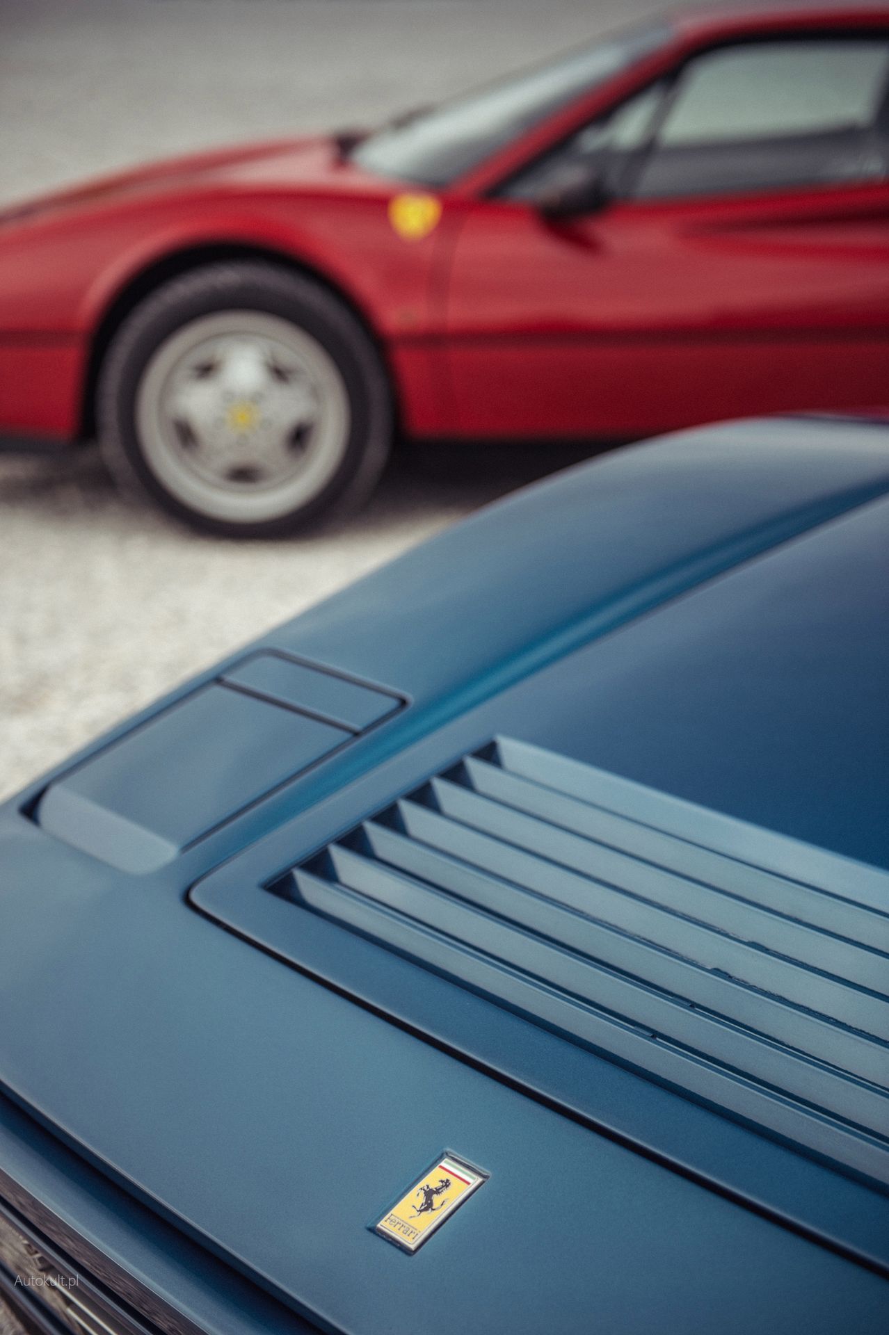 Ferrari 328 GTB (1989) vs Ferrari GTB Turbo (1989) (fot. Błażej Żuławski)