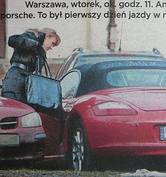 Guzik już jeździ Porsche