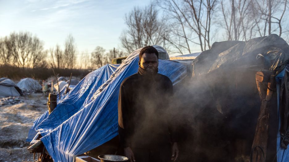 Migranci we Francji. Zdjęcie ilustracyjne
