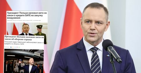 Karol Nawrocki odrzuca SAFE i miliardy na zbrojenia. Tak zareagowała Rosja